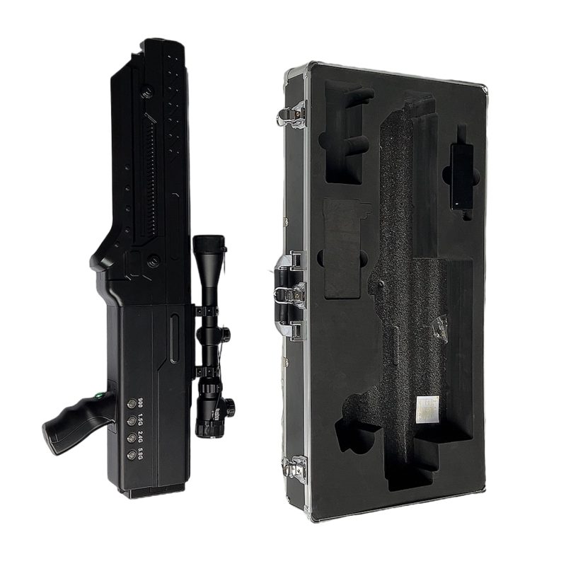  海安手持便携式枪型低空防御反制四通道A型